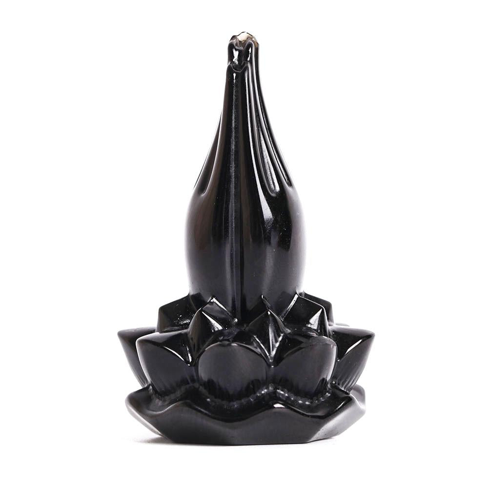 Black Obsidian Buddha Hand Carving Decoration Wholesale Crystals