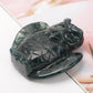 2" Moss Agate Owl Carvings Wholesale Crystals