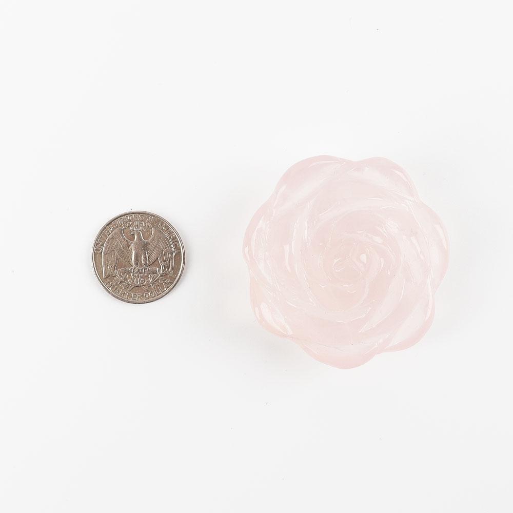 Rose Quartz Flower Free Form Wholesale Crystals
