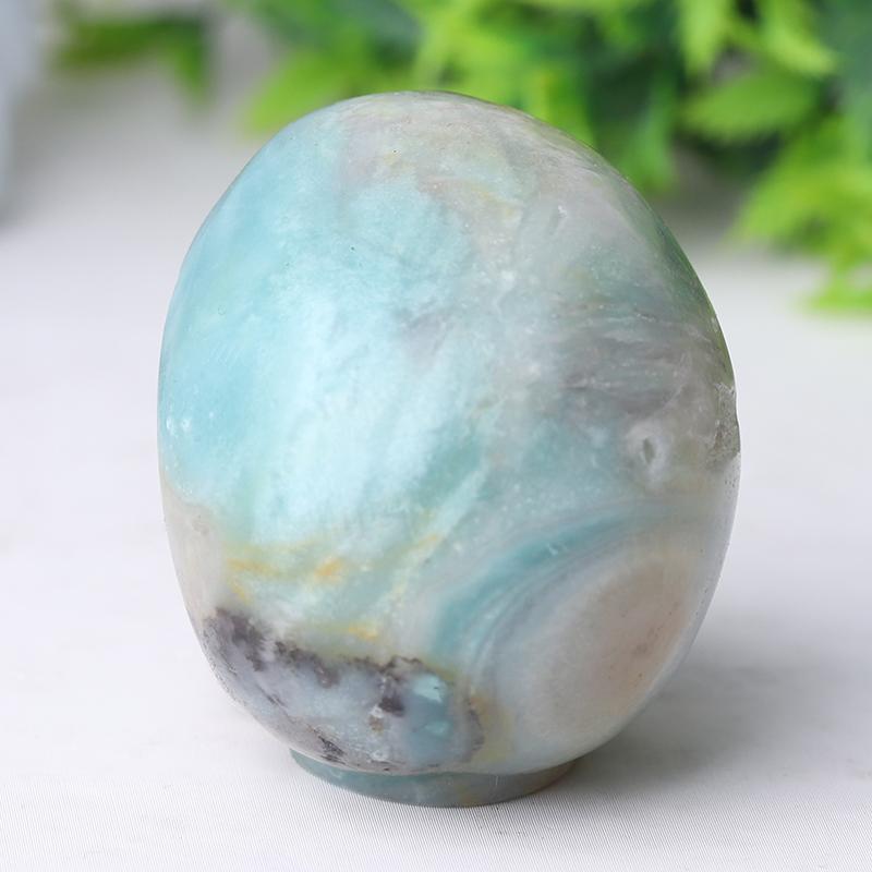 2" Sky Blue Skull Crystal Carvings Wholesale Crystals