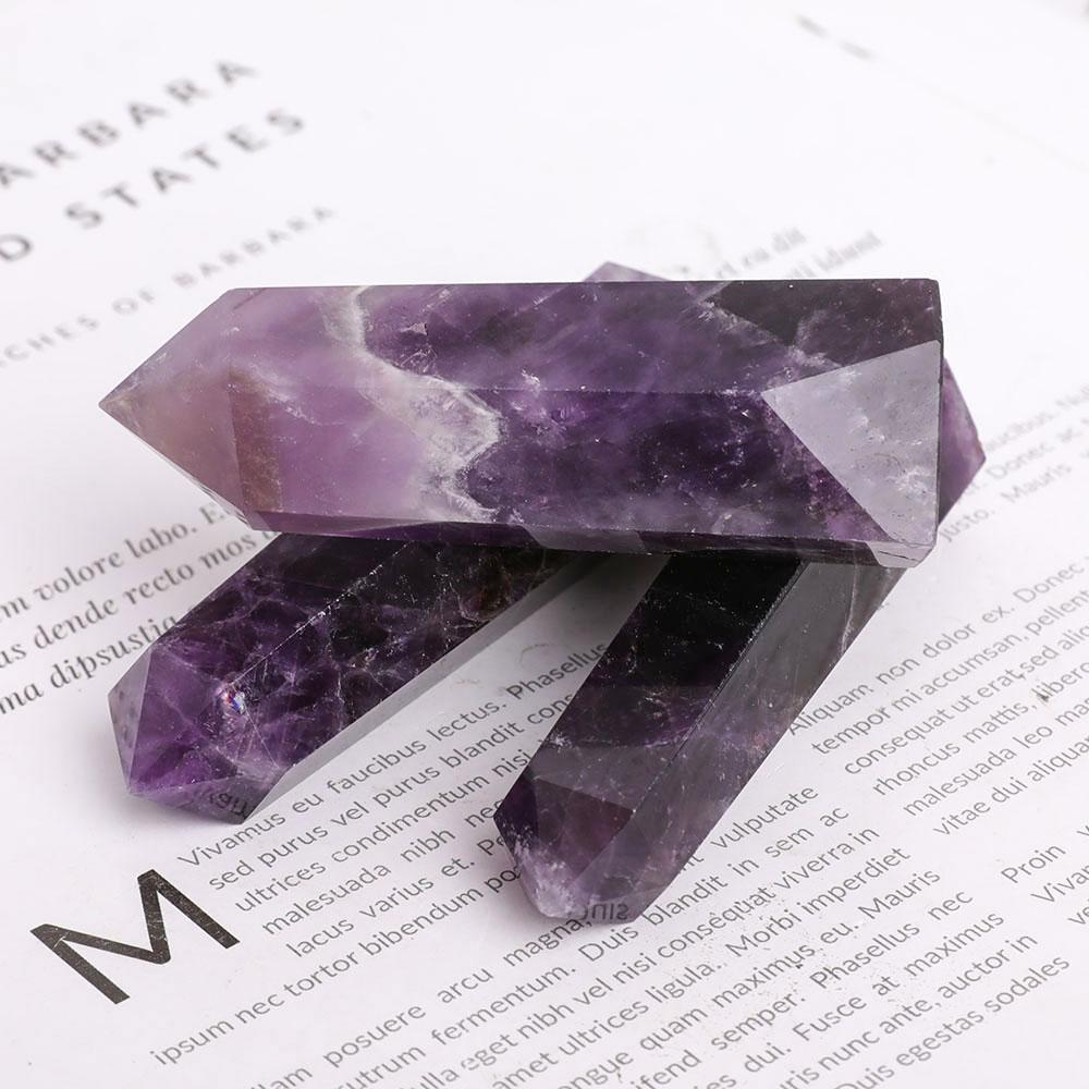 Set of 3 Amethyst Points Wholesale Crystals