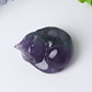2" Fluorite Sleeping Cat Crystal Carvings Wholesale Crystals