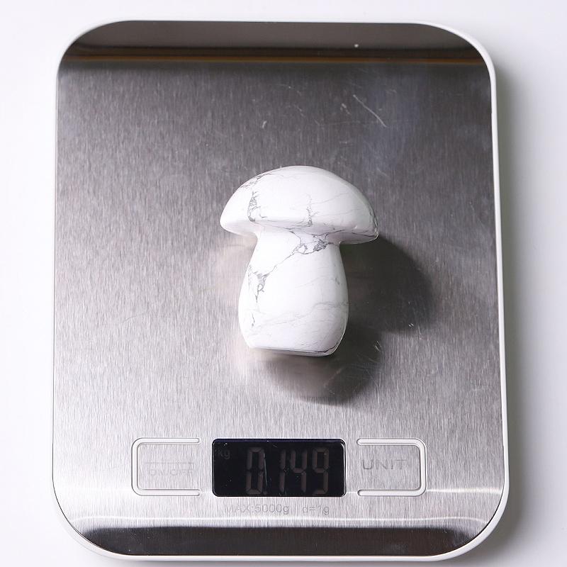2" Howlite Mushroom Crystal Carvings Wholesale Crystals