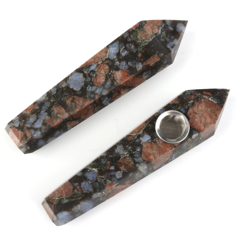 Glaucophane Smoking Pipe wholesale support mixed customization Wholesale Crystals