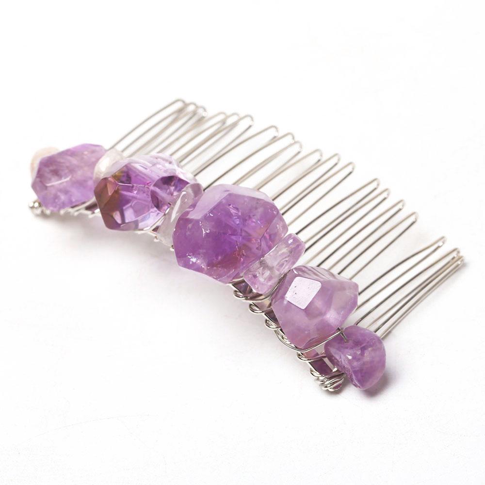 Amethyst Crystal Crown Comb Wholesale Crystals