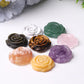 1.2" Rose Flower Crystal Carvings Wholesale Crystals