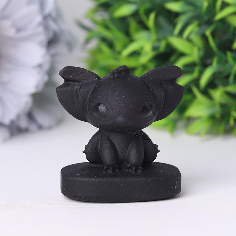 2" Black Obsidian Crystal Carvings Wholesale Crystals