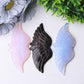 4.5" Angel Wings Crystal Carvings Wholesale Crystals
