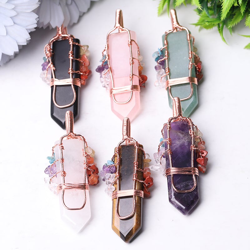 2.5" Tree of Life Crystal Pendant Wholesale Crystals