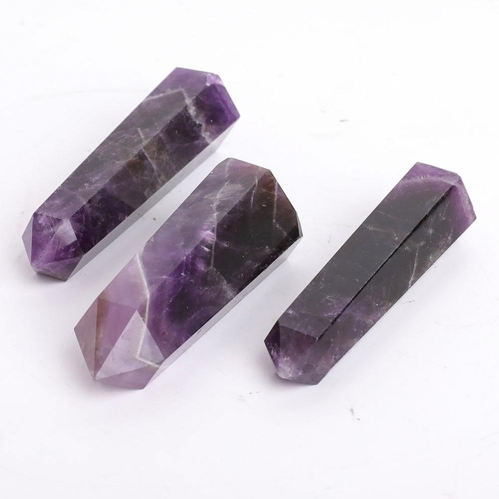 Set of 3 Amethyst Points Wholesale Crystals