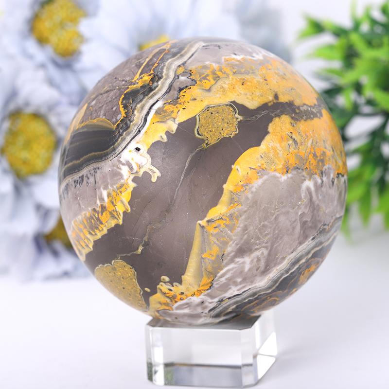 2.5"-4.5" Bumble Bee Jasper Sphere Wholesale Crystals