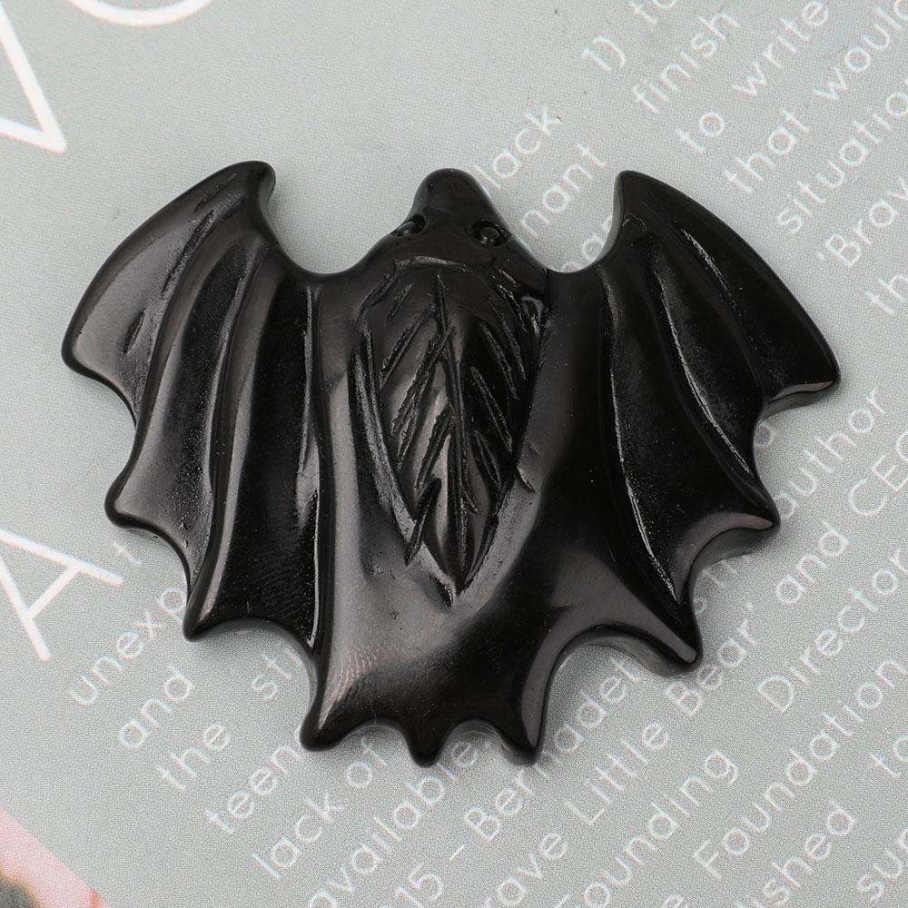 DISCOUNT Black Obsidian Bat Carvings Wholesale Crystals