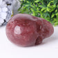 Strawberry Quartz Crystal Skull Carvings Wholesale Crystals