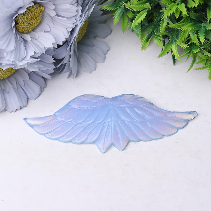 4.5" Angel Wings Crystal Carvings Wholesale Crystals