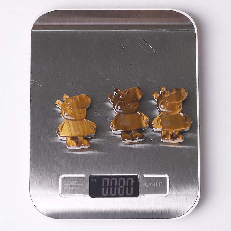1.8" Peppa Pig Crystal Carvings Wholesale Crystals