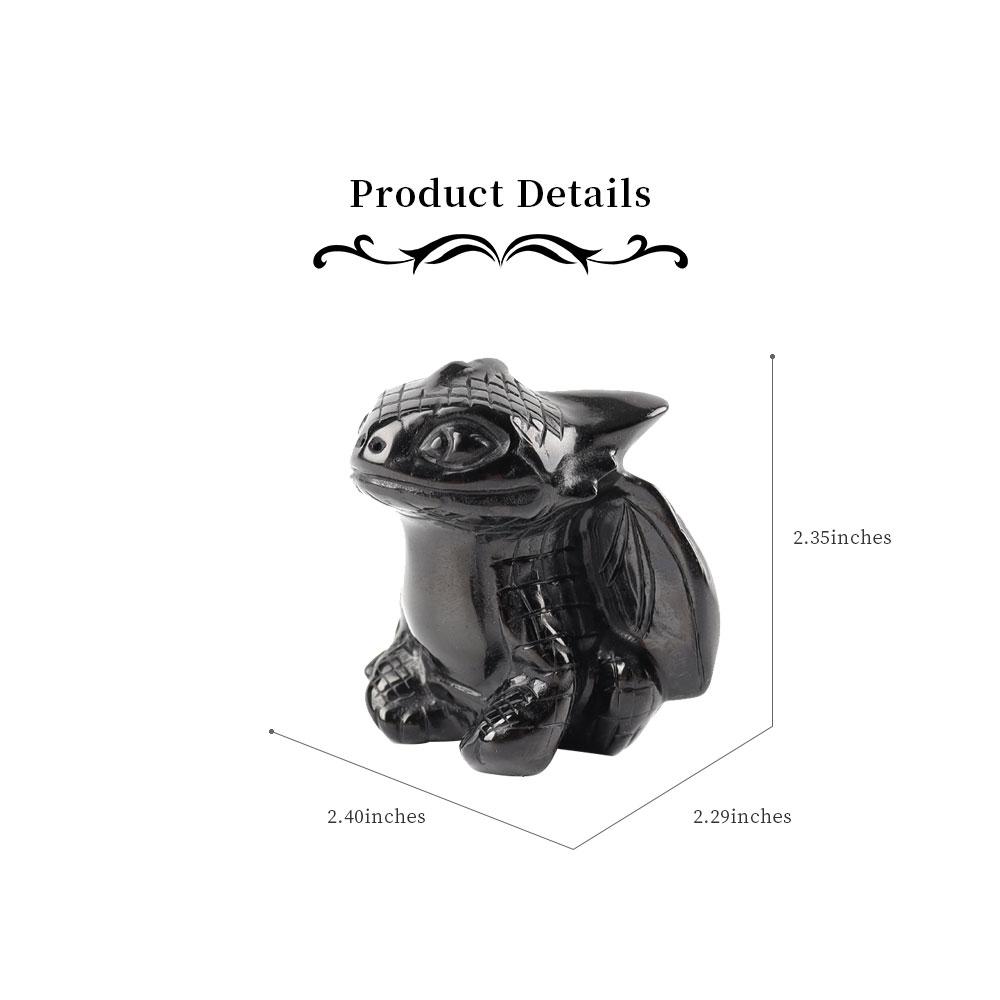 Black Obsidian Crystal Carving Toothless Wholesale Crystals