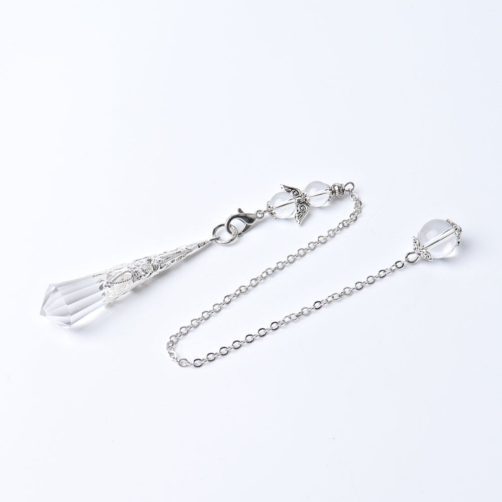 11.8" Long Chain Crystal Pendulum Wholesale Crystals