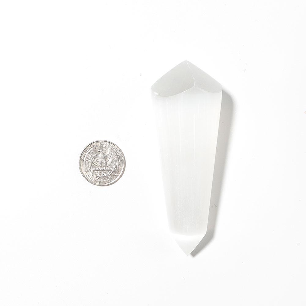 4" Selenite Crystal Point Wholesale Crystals