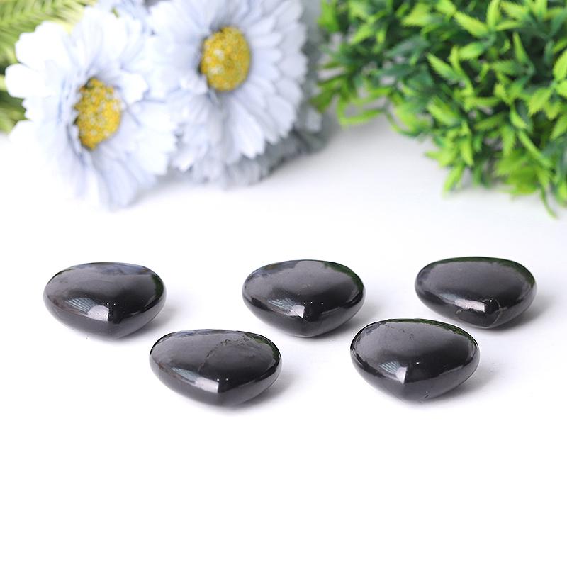 1.5" Shungite Heart Carvings Wholesale Crystals