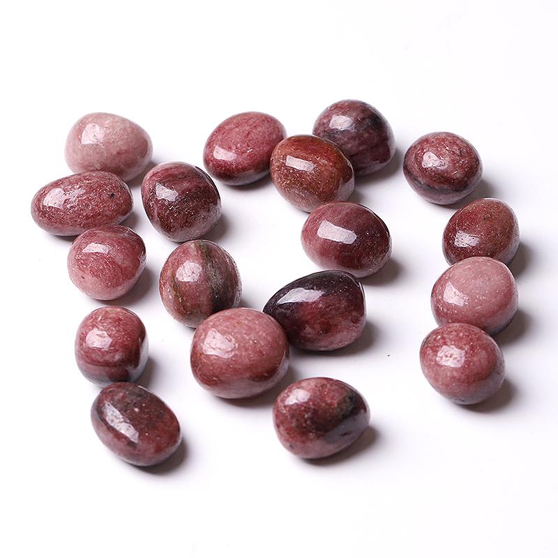 0.1kg 25mm-35mm Strawberry Quartz Tumbles Wholesale Crystals