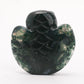 2" Moss Agate Owl Carvings Wholesale Crystals