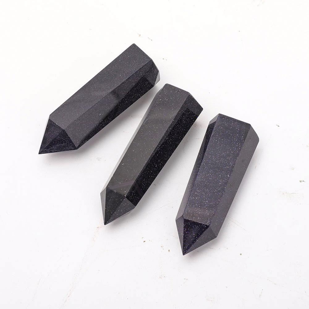 Blue Sandstone Crystal Points Wholesale Crystals