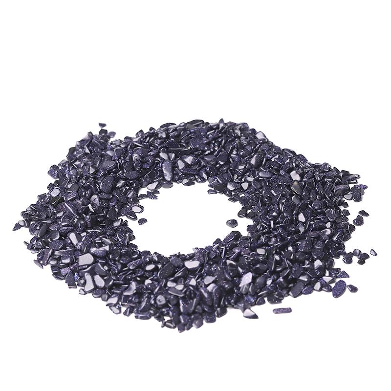 0.1kg Blue Sandstone Chips for Decoration Wholesale Crystals