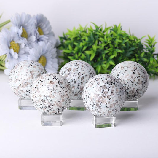 2.0”-4.0”Kiwi Jasper Crystal Sphere Wholesale Crystals