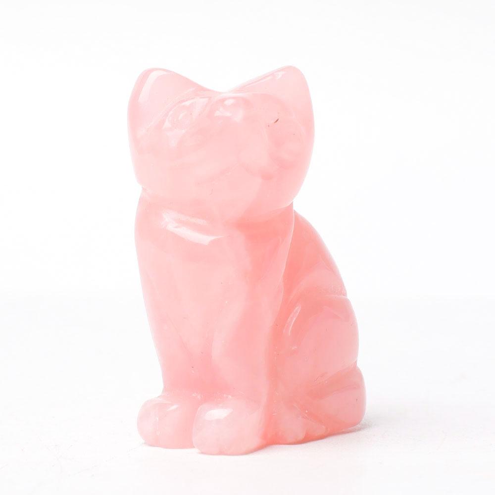 1.5" Cat Figurine Crystal Carvings Wholesale Crystals