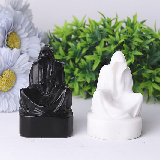 2.1-3.4" Wizard Crystal Carvings for Halloween Wholesale Crystals