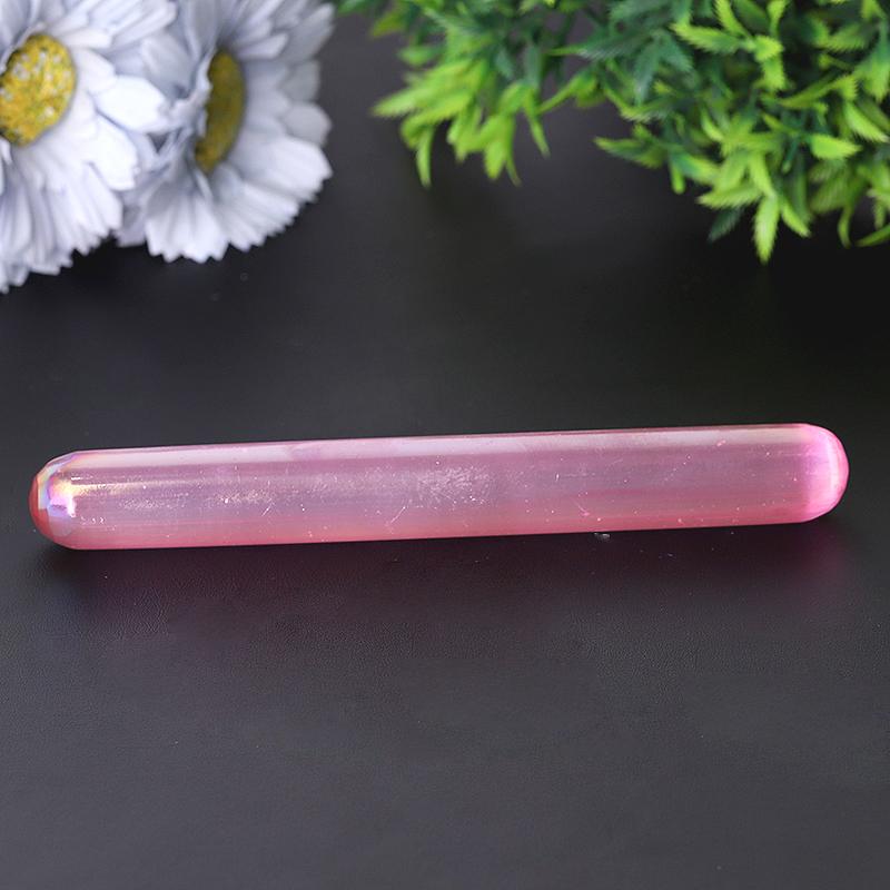 6" Aura Selenite Wand Wholesale Crystals