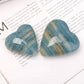 Blue Onyx Heart Shape Carvings Wholesale Crystals