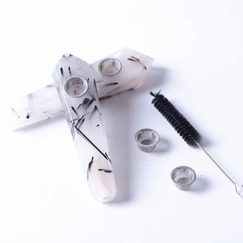 Tourmaline Smoking Pipe wholesale support mixed customization Wholesale Crystals