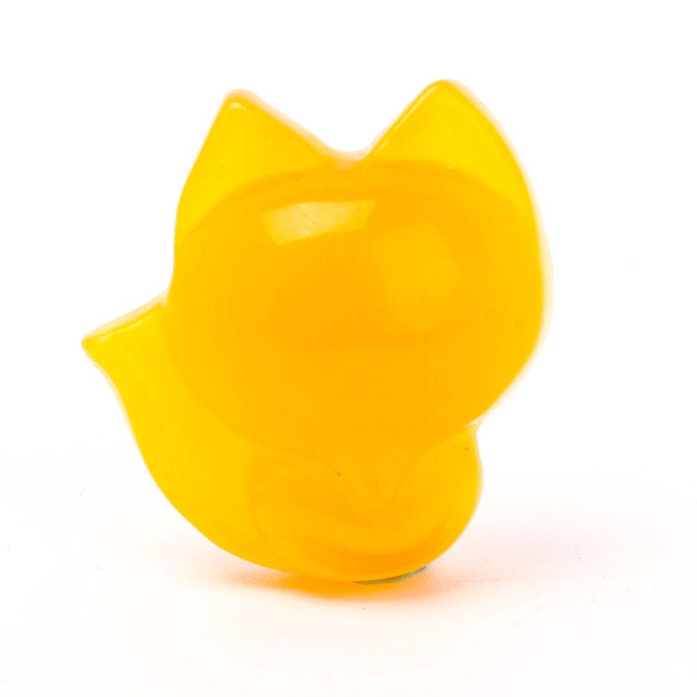 Cat Eye Fox Carvings Wholesale Crystals