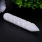 6" Spiral White Selenite Wand Wholesale Crystals