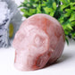 3.5" Fire Quartz Skull Crystal Carvings Wholesale Crystals