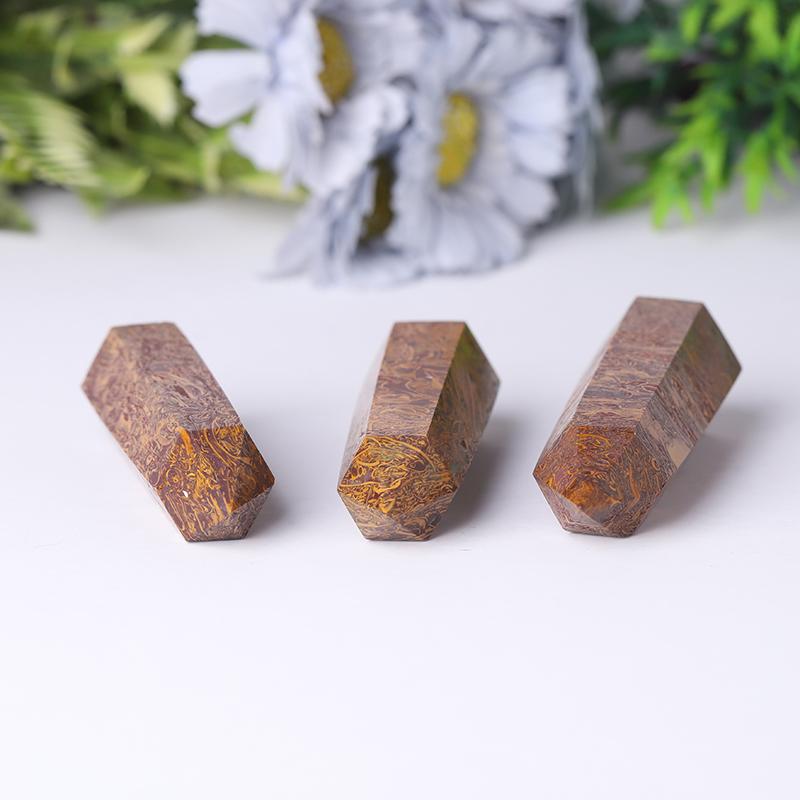 Calligraphy Jasper Points for Sale Healing Tower for Collection Wholesale Crystals