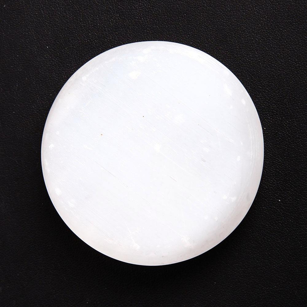 Laser Carving Selenite Palm Stone Wholesale Crystals