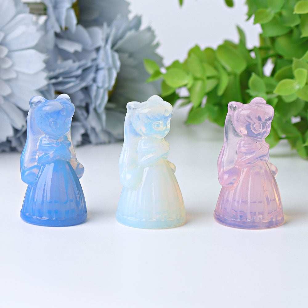 1.9" Opalite Princess Serenity Crystal Carvings Wholesale Crystals