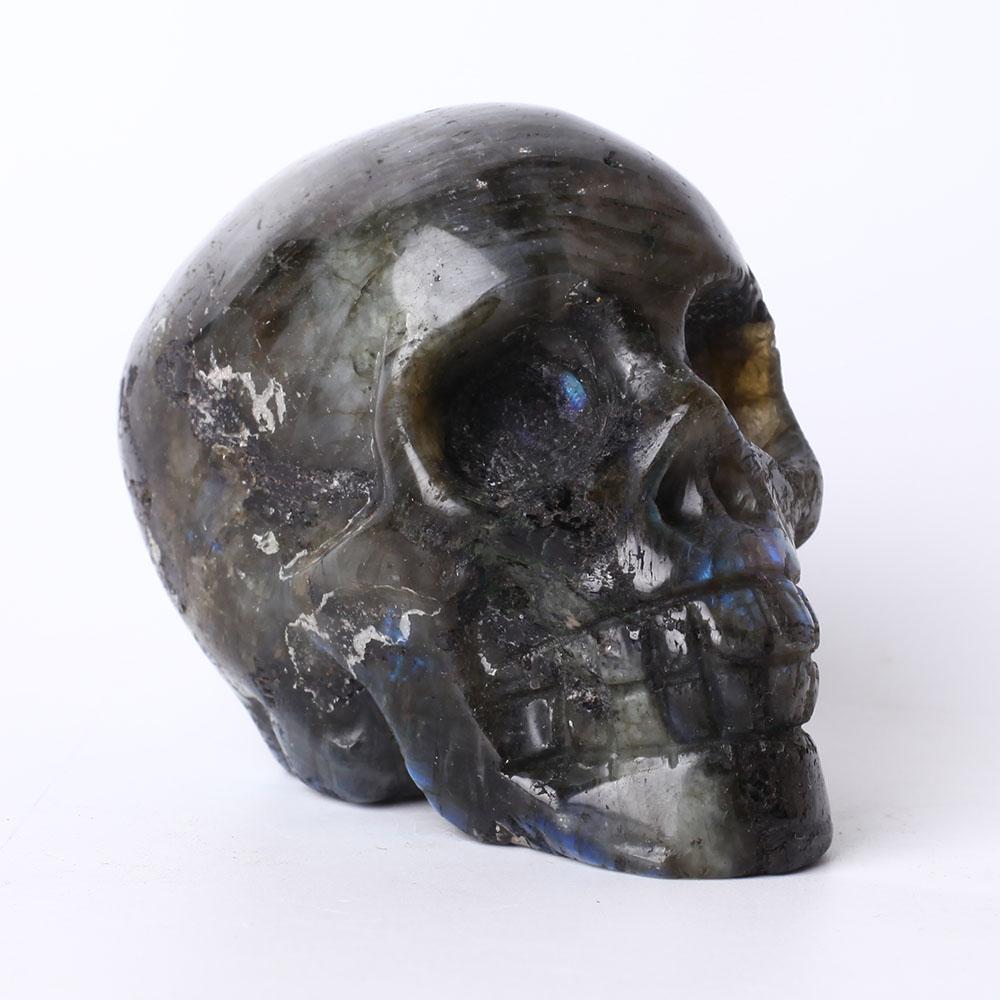 3" Larbradorite Crystal Carving Skull Wholesale Crystals
