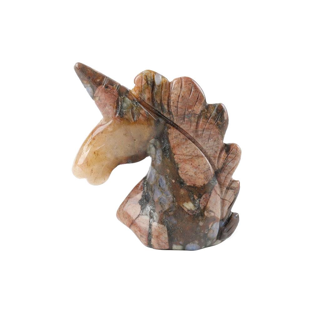 2" Que Sera Crystal Carving Unicorn Wholesale Crystals