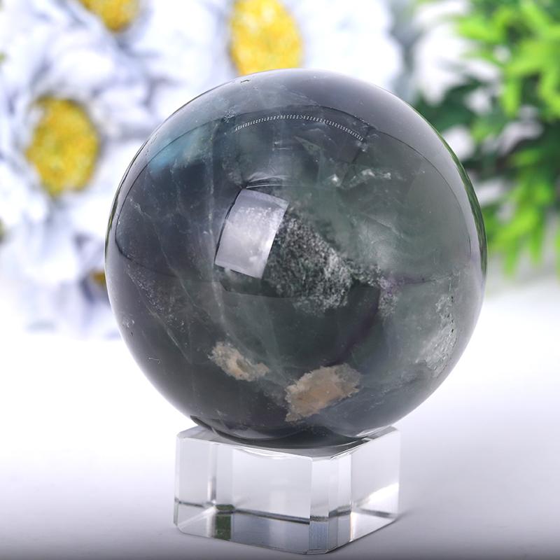 2.0"-4.0" Fluorite Sphere Wholesale Crystals