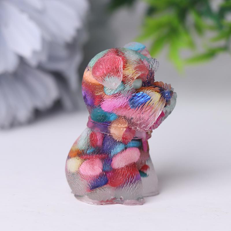 Wholesale Resin Crystal Schnauzer Dog Wholesale Crystals