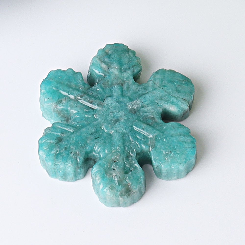 2" Snowflake Crystal Carvings for Christmas Wholesale Crystals