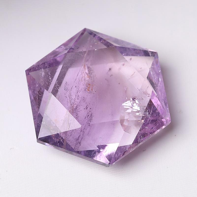 1" Crystal Hexagon Pocket Stone  for Pendant for DIY Wholesale Crystals