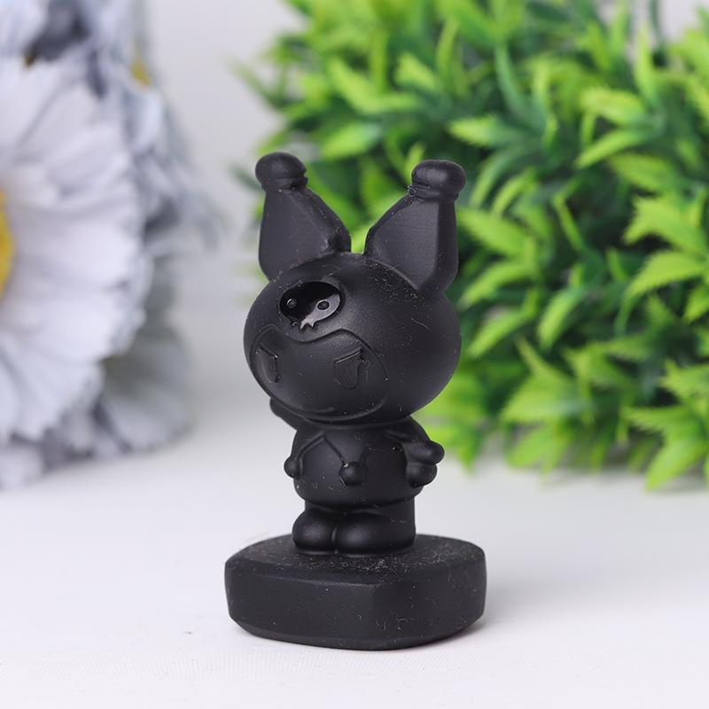 2" Black Obsidian Crystal Carvings Wholesale Crystals