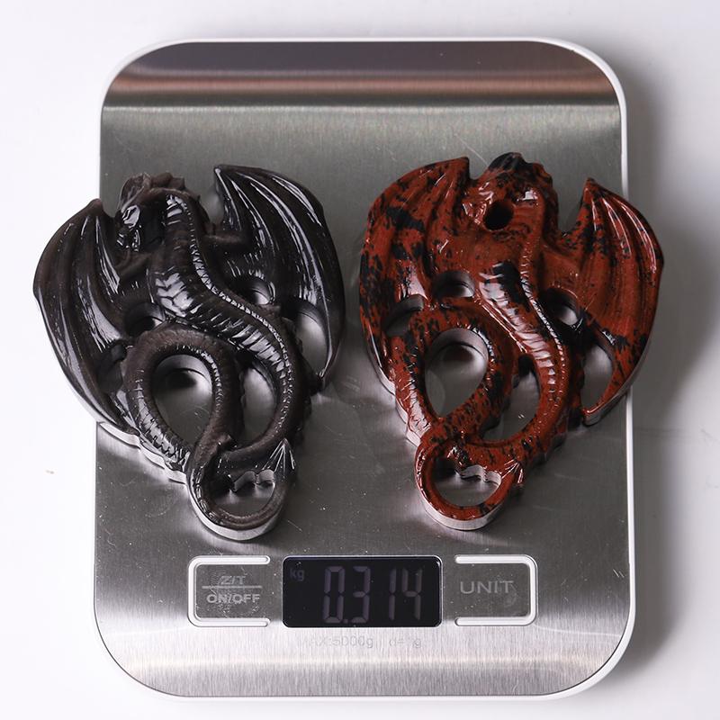 4.0'' High Quality Dragon Crystal Carvings for Decoration Wholesale Crystals