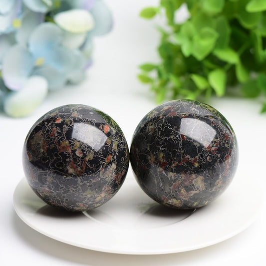 2.0" Plum Bloomson Crystal Sphere Bulk Wholesale  Wholesale Crystals