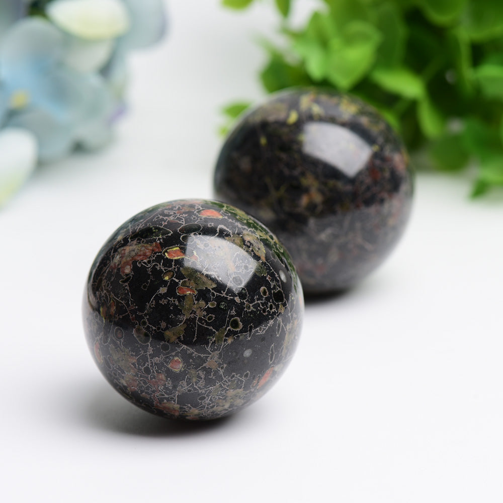 2.0" Plum Bloomson Crystal Sphere Bulk Wholesale  Wholesale Crystals