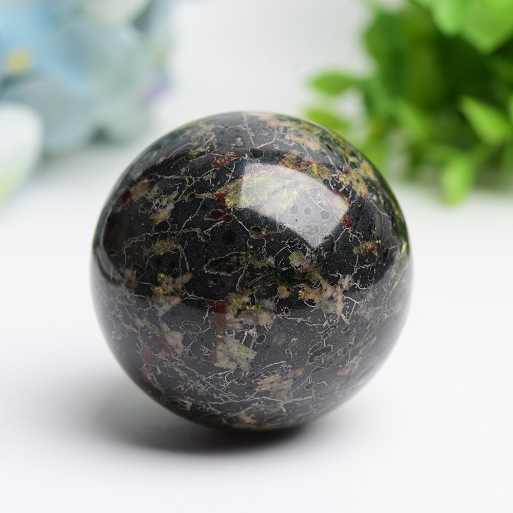2.0" Plum Bloomson Crystal Sphere Bulk Wholesale  Wholesale Crystals